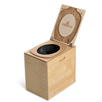 TROBOLO IndiBlœm Trenntoilette Trockentoilette aus Holz TROBOLO IndiBlœm Trenntoilette